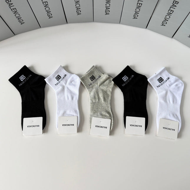 BALENCIAGA 26S ANKLE SOCKS 395212 (1 BOX)
