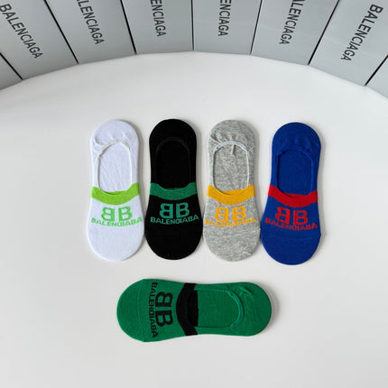 BALENCIAGA 26S NO-SHOW SOCKS 421143 (1 BOX)