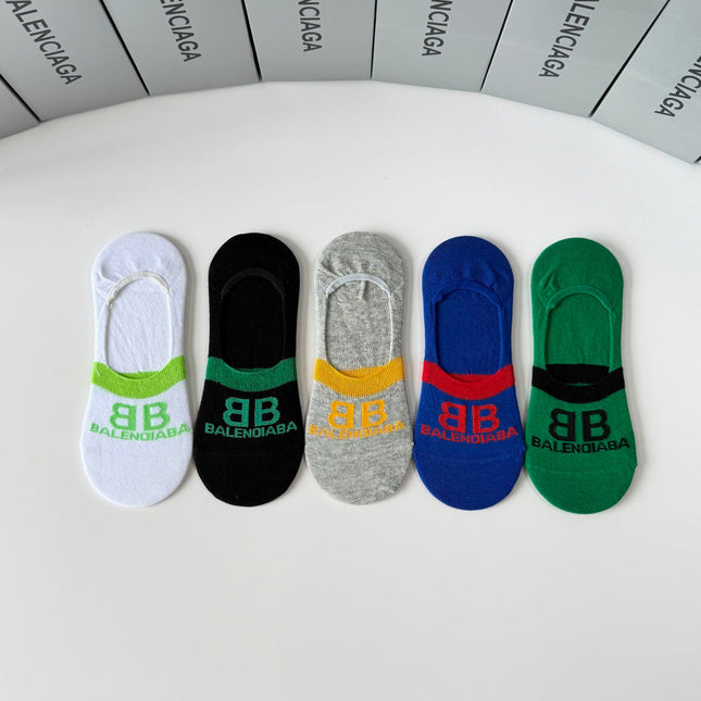 BALENCIAGA 26S NO-SHOW SOCKS 421143 (1 BOX)