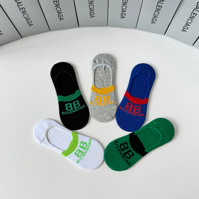 BALENCIAGA 26S NO-SHOW SOCKS 421143 (1 BOX)