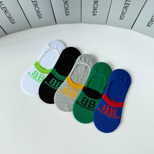BALENCIAGA 26S NO-SHOW SOCKS 421143 (1 BOX)