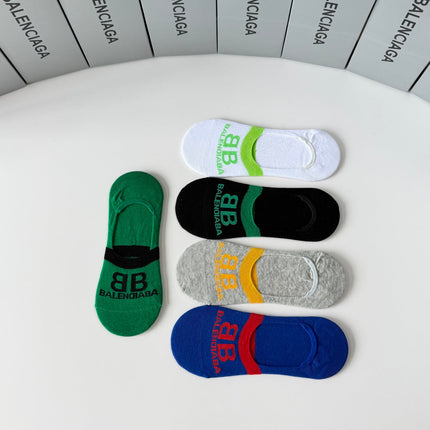 BALENCIAGA 26S NO-SHOW SOCKS 421143 (1 BOX)