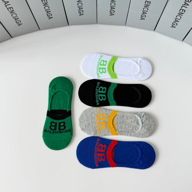 BALENCIAGA 26S NO-SHOW SOCKS 421143 (1 BOX)