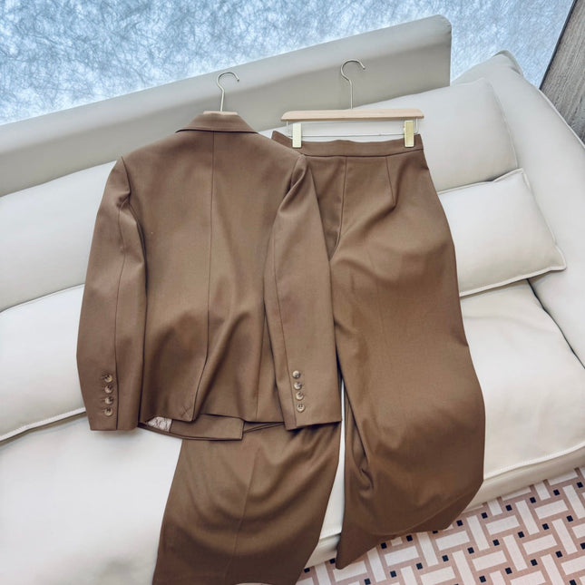 MAX MARA 25S SET VEST BLAZER 014
