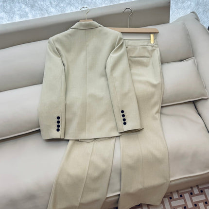 MAX MARA 25S SET VEST BLAZER 015