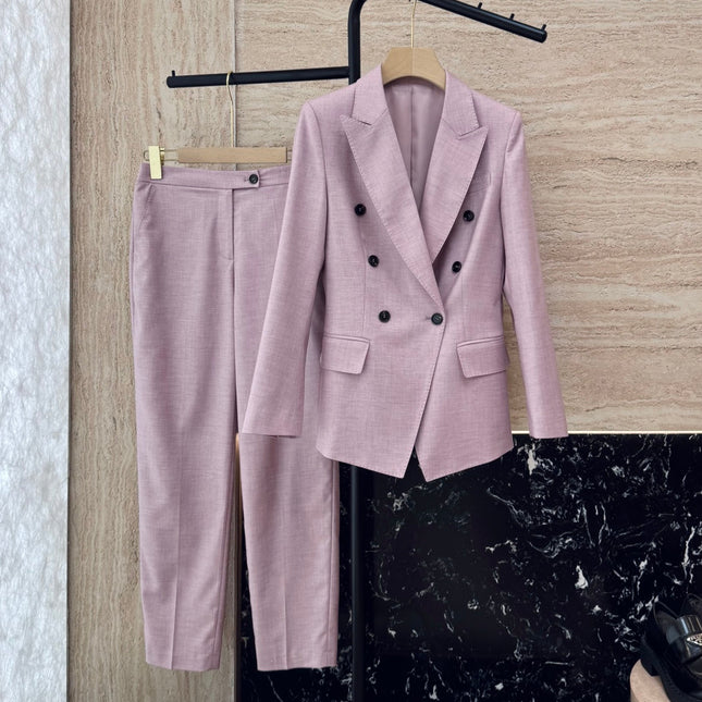 MAX MARA 25S SET VEST BLAZER 011