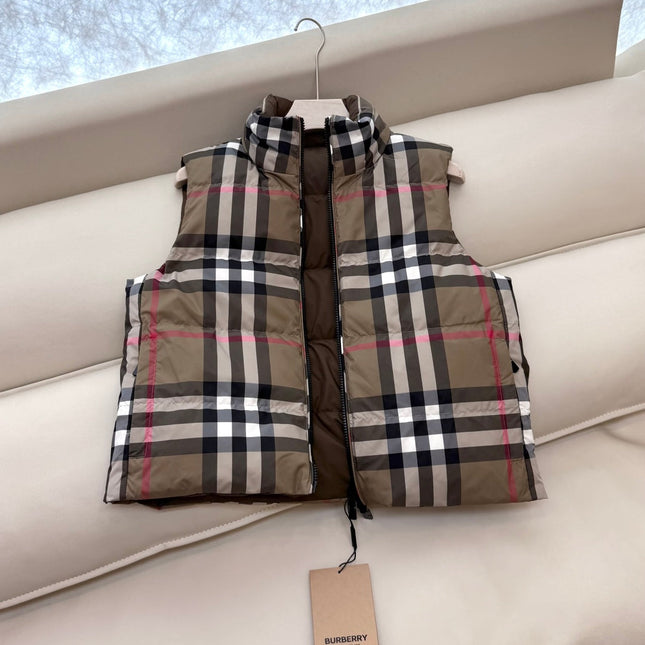 BURBERRY 25S REVERSIBLE PUFFER VEST 166