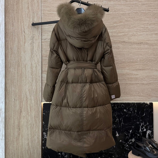 MAX MARA 25S LONG DOWN COAT 210