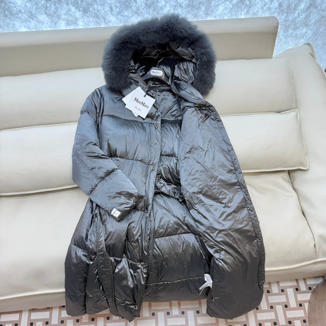 MAX MARA 25S LONG DOWN COAT 209
