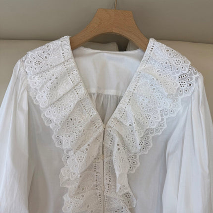 CHLOE 25S WHITE SHIRT STYLE 004