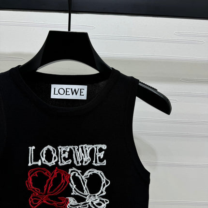 Loewe 25 Tank Top Wool with Tencel 232631
