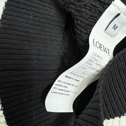 LOEWE 25S SHORT SLEEVE KNITTED CAPE 264036
