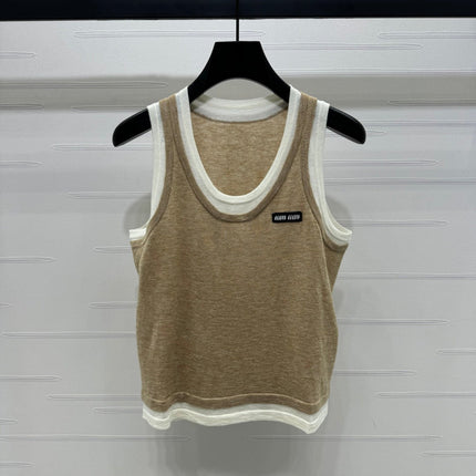 MIUMIU SLEEVELESS TOP 269402