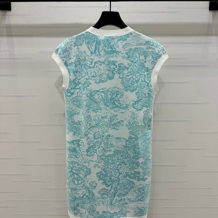 DIOR JUNGLE JACQUARD STRAIGHT DRESS 269395