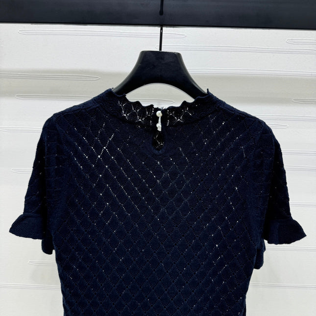 VALENTINO SHORT SLEEVE T-SHIRT NAVY BLUE 274908