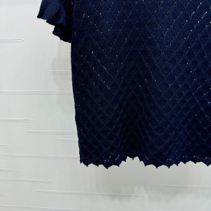 VALENTINO SHORT SLEEVE T-SHIRT NAVY BLUE 274908