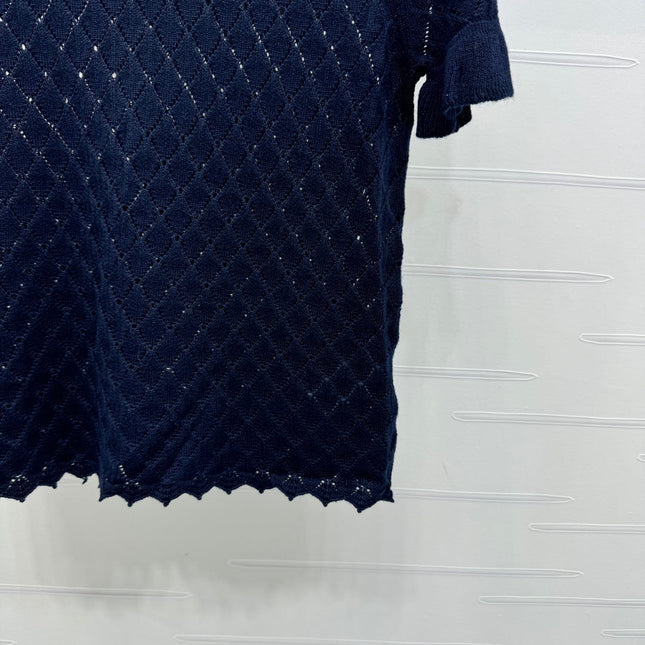 VALENTINO SHORT SLEEVE T-SHIRT NAVY BLUE 274908
