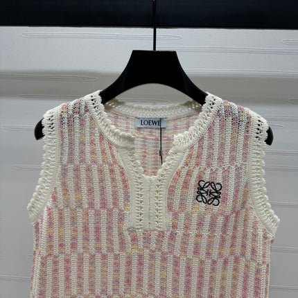 LOEWE SLEEVELESS KNIT VEST 274915