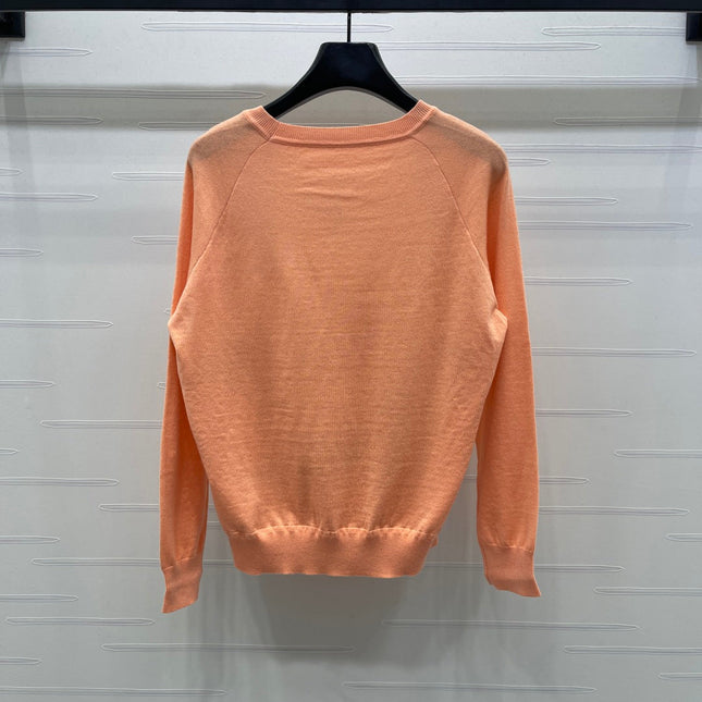 HERMES 25S LONG-SLEEVE CREW-NECK SWEATER 289