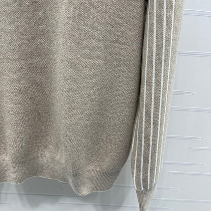 LV 25S LONG-SLEEVE COLOR-BLOCK COLLARED SHIRT 0166