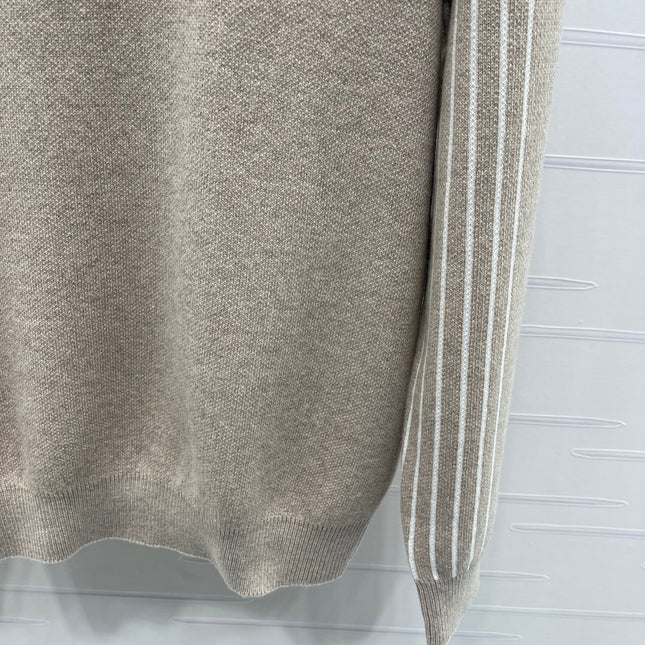 LV 25S LONG-SLEEVE COLOR-BLOCK COLLARED SHIRT 0166