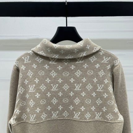 LV 25S LONG-SLEEVE COLOR-BLOCK COLLARED SHIRT 0166