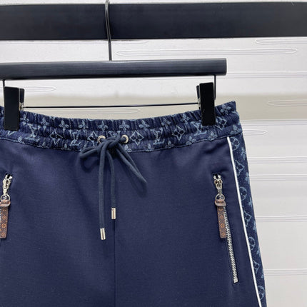 LV 25S PATCHWORK STRAIGHT-LEG DENIM JEANS 0127