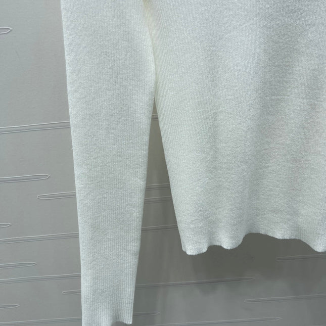 LV 25S LOGO-EMBROIDERED SWEATER 0088