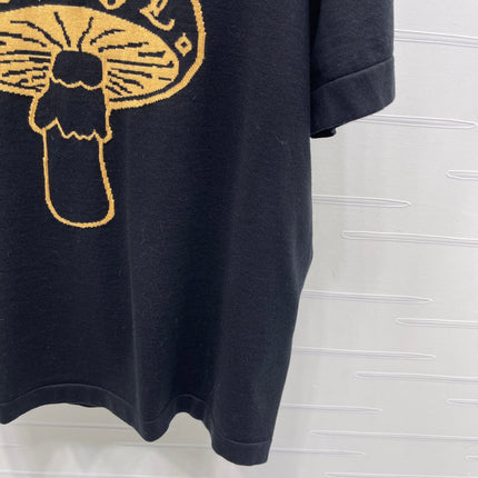LV 25S SHORT-SLEEVE CREW NECK SWEATER 0089