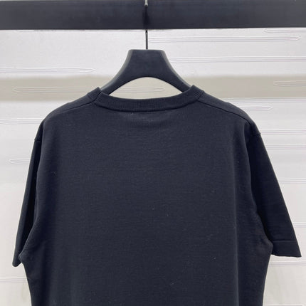 LV 25S SHORT-SLEEVE CREW NECK SWEATER 0089