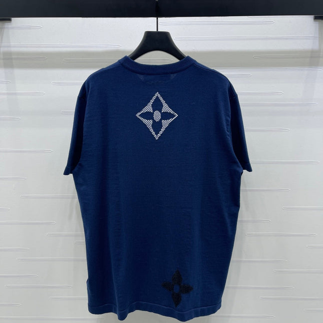 LV 25S SHORT-SLEEVE CREW NECK SWEATER 0090