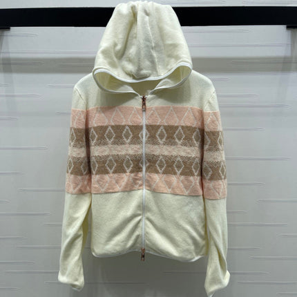 MONCLER 25S HOODED CARDIGAN 239