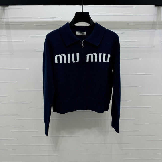 MIUMIU POLO KNIT SWEATER STYLE 750