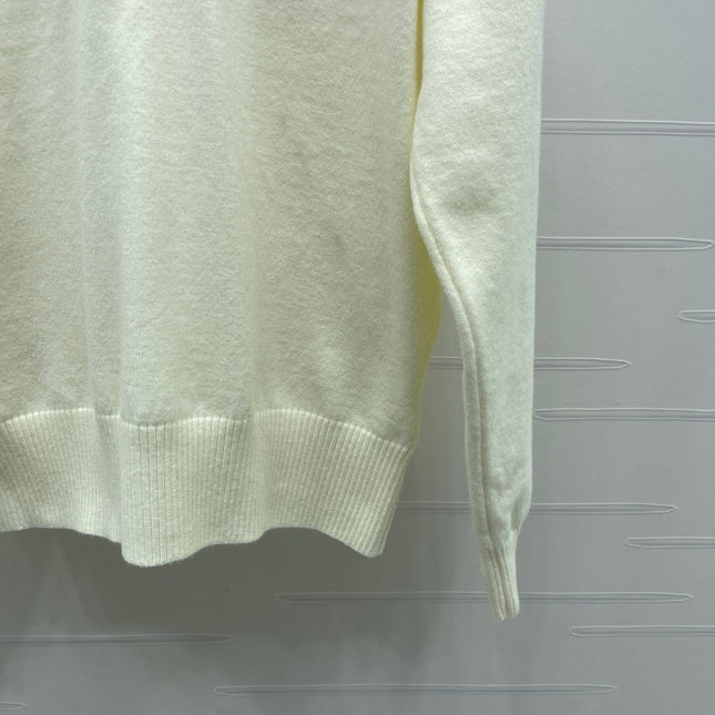 MIUMIU LACE-COLLAR SWEATER STYLE 815