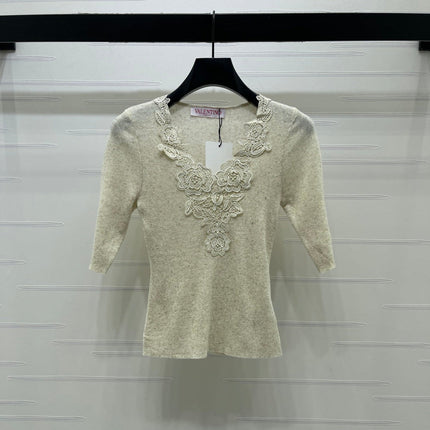 VALENTINO 26S SHORT SLEEVE KNIT T-SHIRT 167