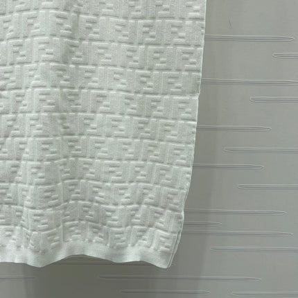 FENDI 26S SHORT-SLEEVE KNIT DRESS 463