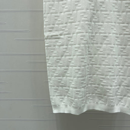 FENDI 26S SHORT-SLEEVE KNIT DRESS 463