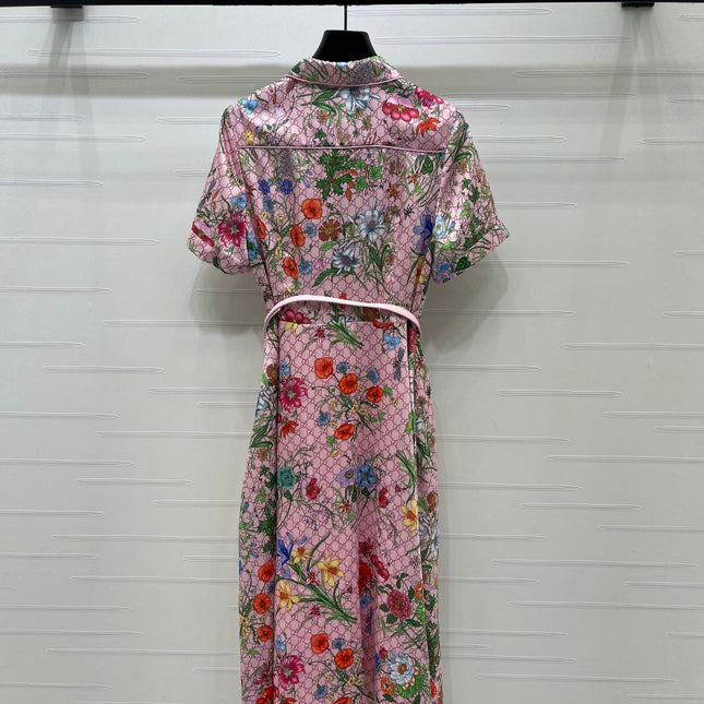 GUCCI 26S SHORT-SLEEVE SHIRT DRESS 444