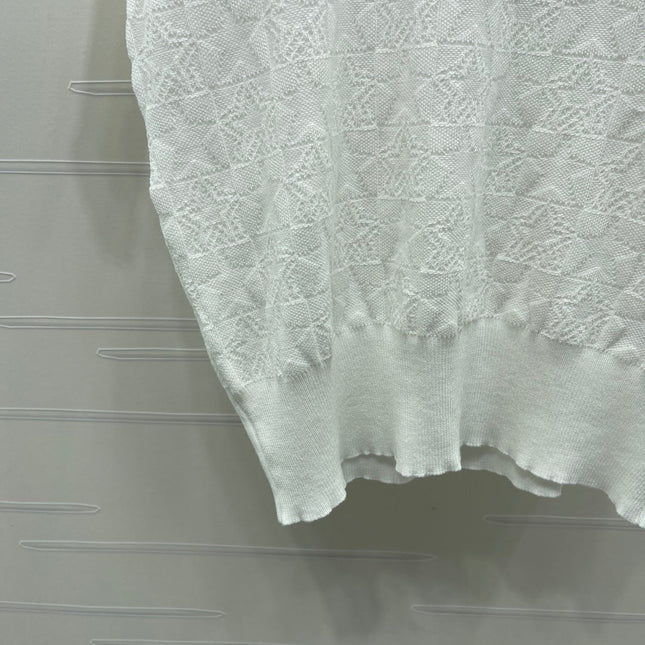 DIOR 26S SHORT-SLEEVE KNIT TOP 1387