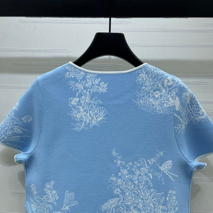 DIOR 26S SHORT-SLEEVE KNIT TOP 1360