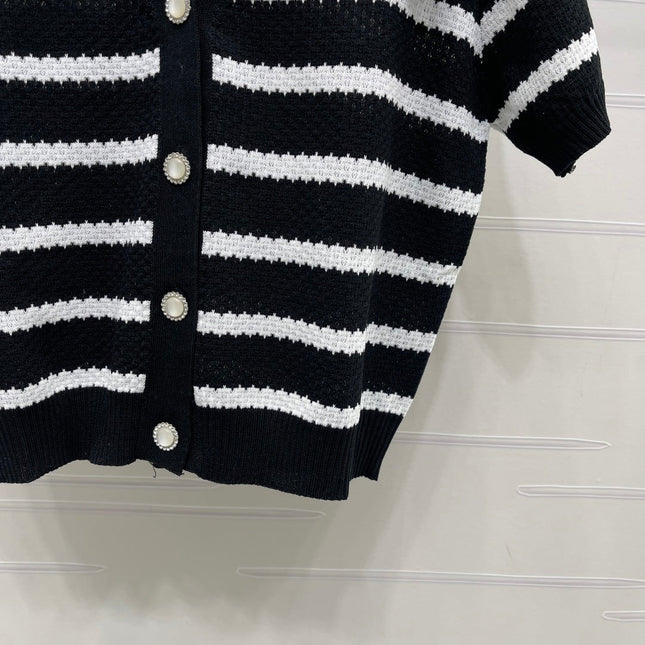 CHANEL 26S SHORT-SLEEVE KNIT TOP 1345