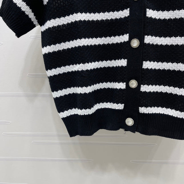 CHANEL 26S SHORT-SLEEVE KNIT TOP 1345