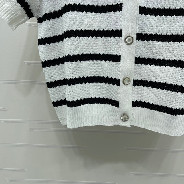 CHANEL 26S SHORT-SLEEVE KNIT TOP 1344