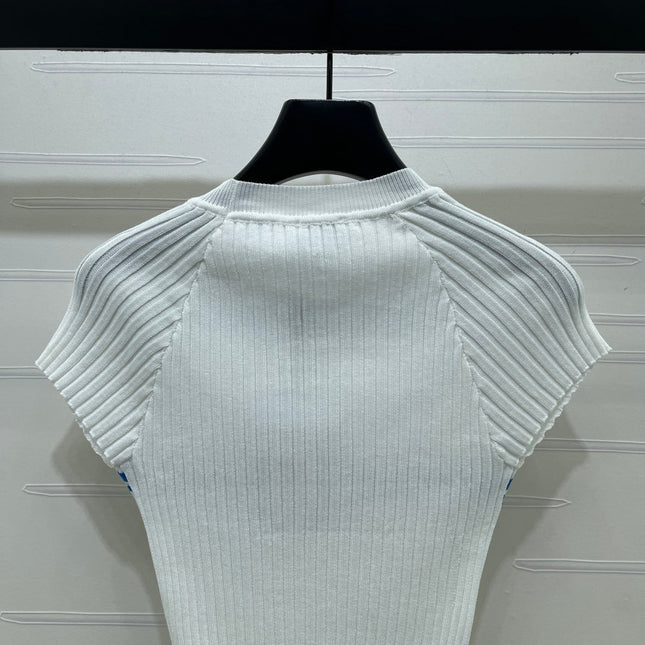 CHANEL 26S SHORT-SLEEVE KNIT TOP 1340