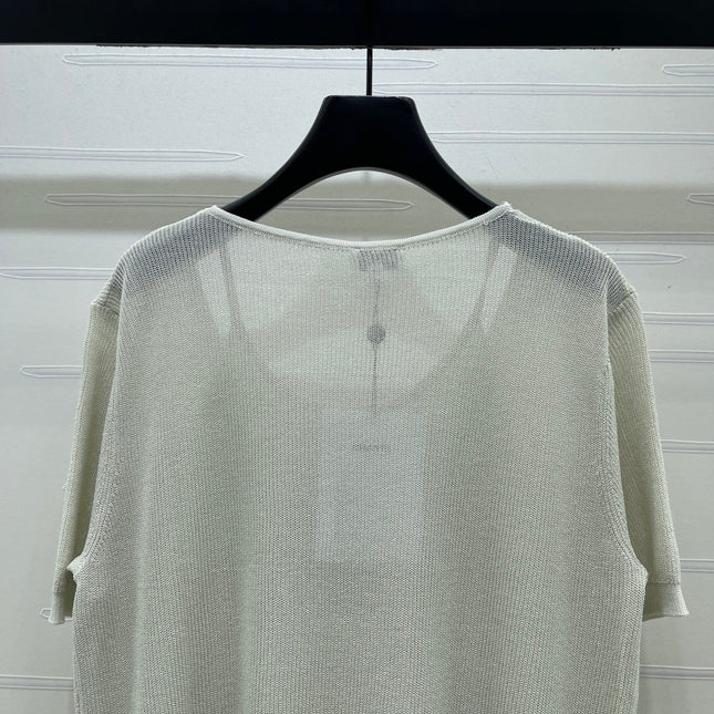 CHANEL 26S SHORT-SLEEVE KNIT TOP 1332