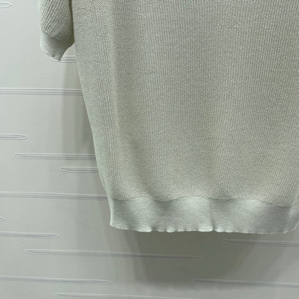 CHANEL 26S SHORT-SLEEVE KNIT TOP 1332