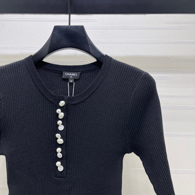CHANEL 26S SHORT-SLEEVE KNIT TOP 1331