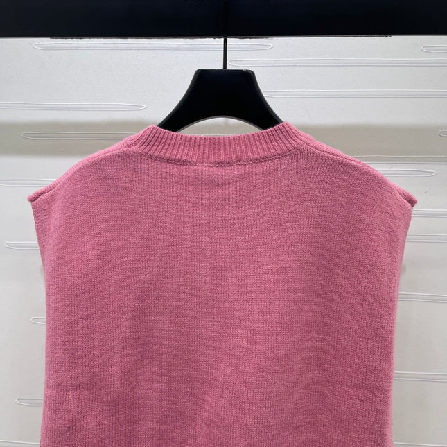 CHANEL 26S CONTRAST KNIT VEST 1325