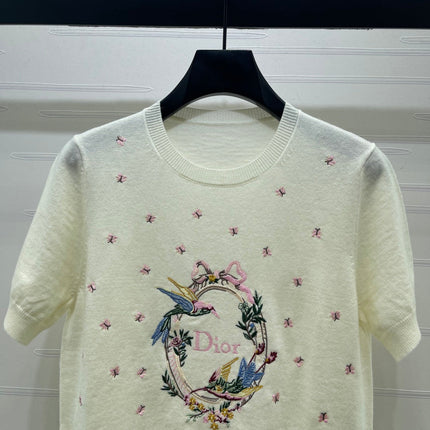 DIOR 26S SHORT-SLEEVE CREWNECK T-SHIRT 1322
