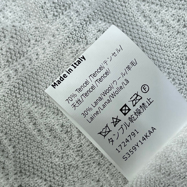 LOEWE 26S RUFFLE-SLEEVE KNIT POLO SHIRT 577